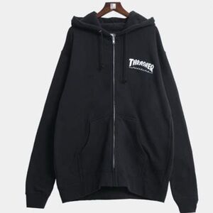 (NEW) Thrasher Hoodie with zipper